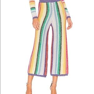 Lovers + Friends Believe Rainbow Pants